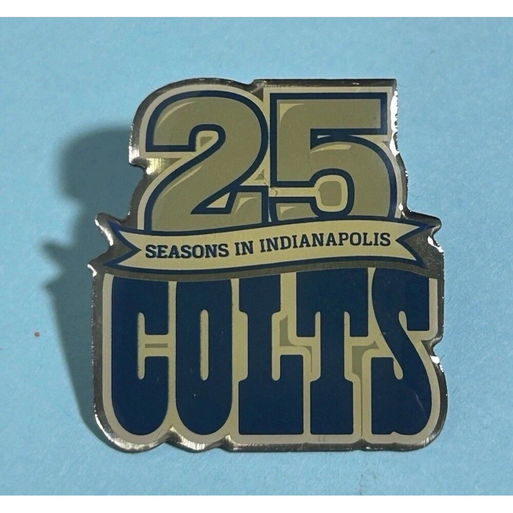 2009 Indianapolis COLTS  25 years in Indy NFL Lapel or Hat Pin